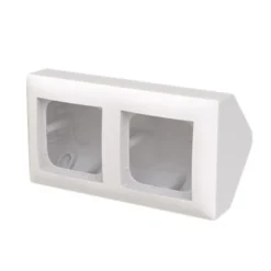 ABB Saga Hörnbox 2-facks med ram