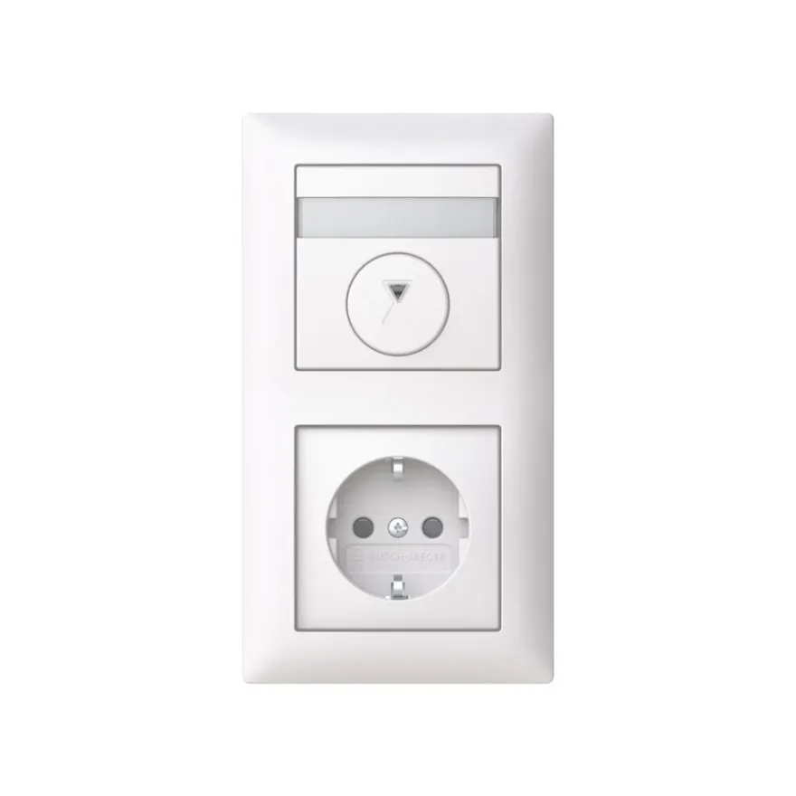 ABB Saga Timer med 1-vägsuttag 2-fack