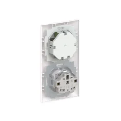 ABB Saga Timer med 1-vägsuttag 2-fack
