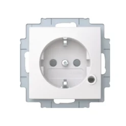 ABB Saga 1-vägsuttag LED indikator Jordat Snabb