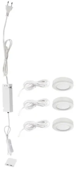 Airam Auri LED Downlightset 3-pack