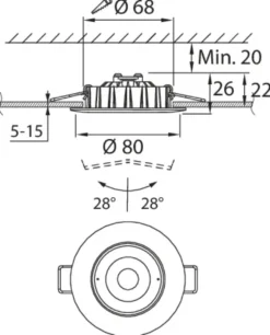 Airam Cosmo DIM LED Downlight