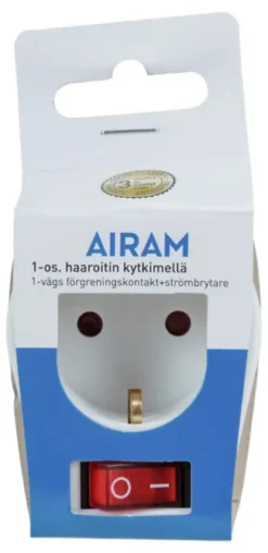 Airam Grenpropp 1-vägs med brytare