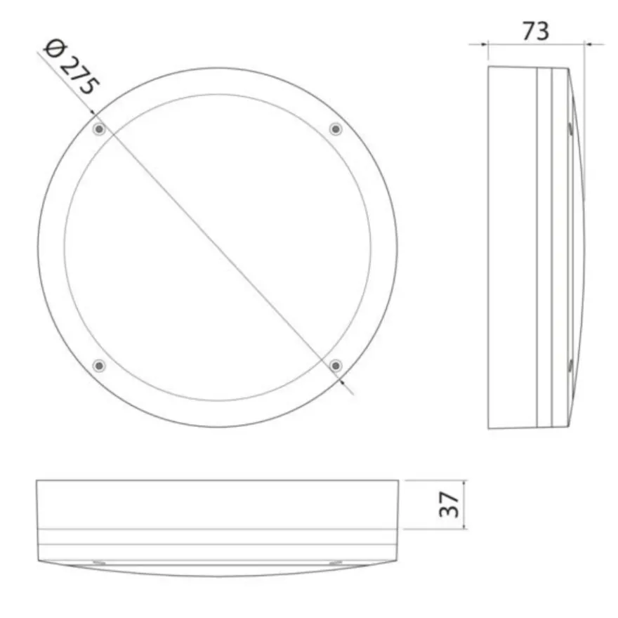 Airam Halo Vägglampa LED IP65