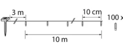 Airam Kilau LED Solcellsljusslinga 9,9m