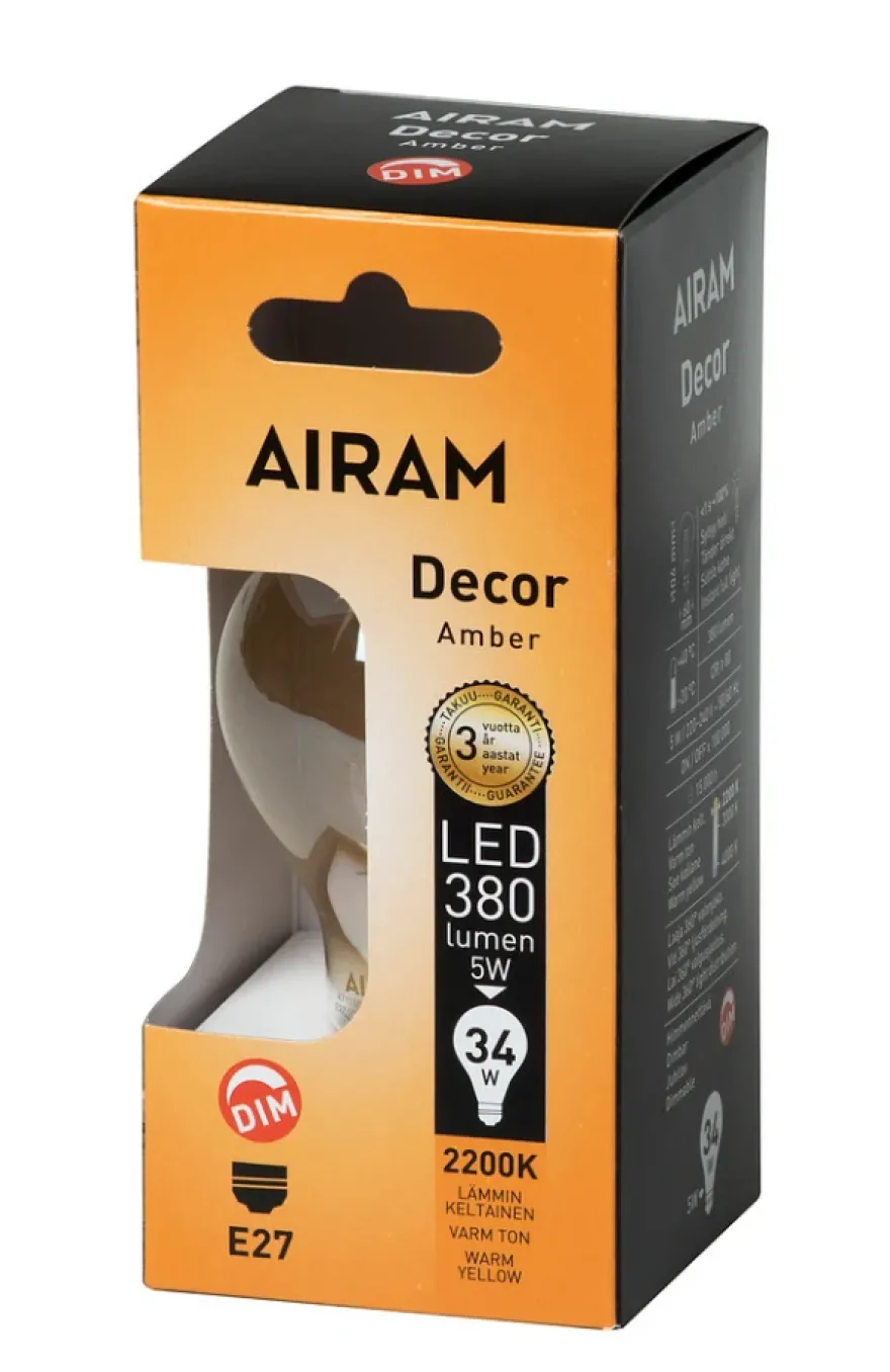 Airam LED Amber Normal E27 Dim
