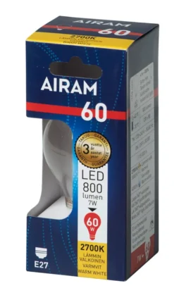 Airam LED Filament Normal 7W E27 2700K