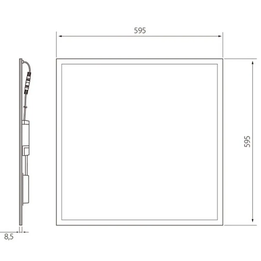Airam LED Panel Plata 40W/830 OP