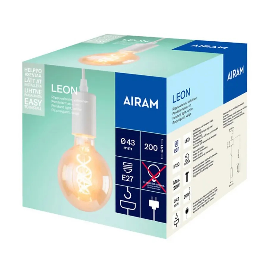 Airam Leon Lampupphäng E27