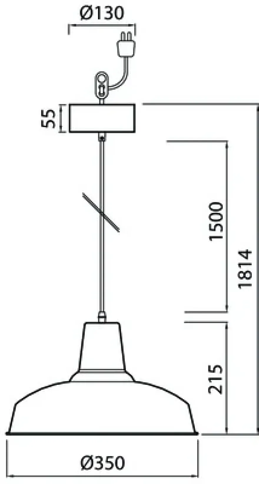 Airam Loft 35 Taklampa