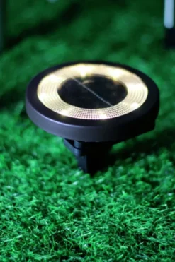 Airam Novatar LED solcells markarmatur Ø11,6cm svart