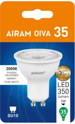 Airam Oiva LED PAR16 GU10 5W