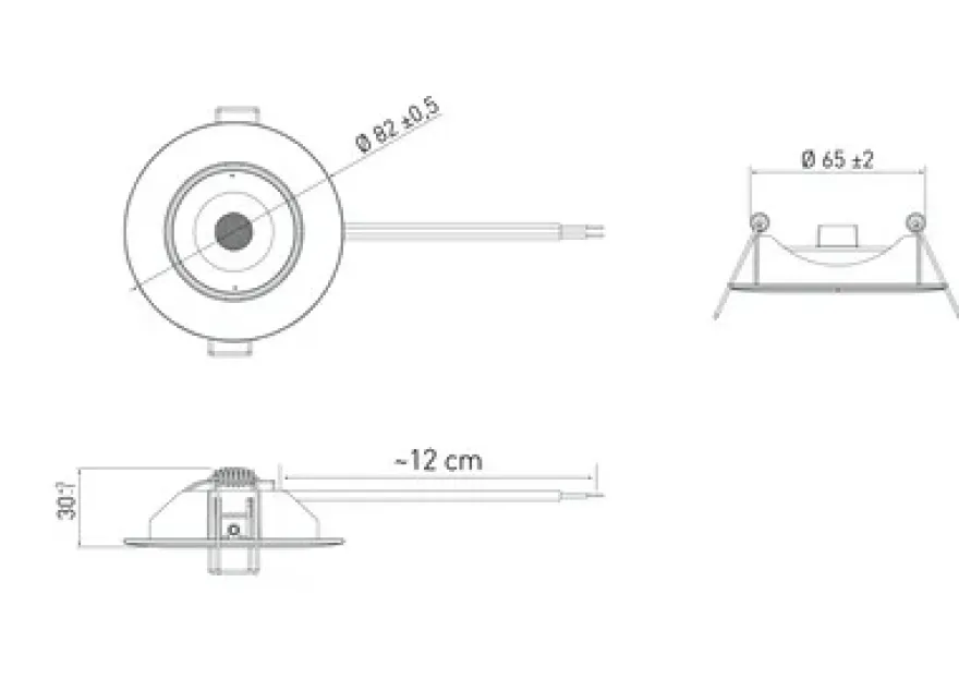 Airam SKYE Fix LED Downlight IP44 3-pack