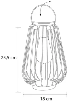 Airam Venus LED Solcellslykta
