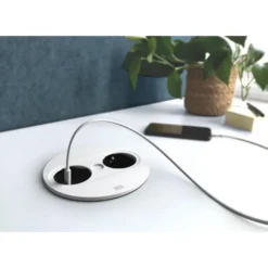 Bachmann Twist 2 Rund 1xSchucko USB A/C