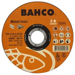 Bahco Kapskiva 125x1.6 Metall/Rostfritt Stål