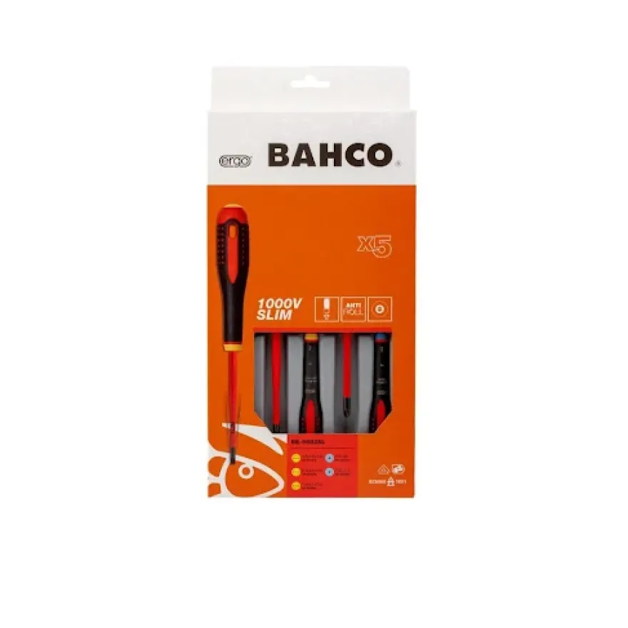 Bahco Skruvmejselsats BE-9882SL