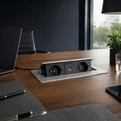 Bordsmodul 2-vägs + USB-A/C Infällt