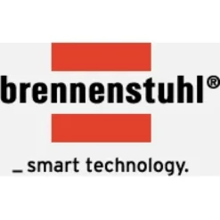 Brennenstuhl Grenuttag svart, jordat, med brytare