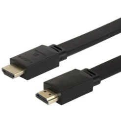 Deltaco HDMI Kabel 2.1 8K Platt 5m Svart
