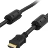 Deltaco HDMI Kabel 1.4 4K Rund 5m Vinklad Svart