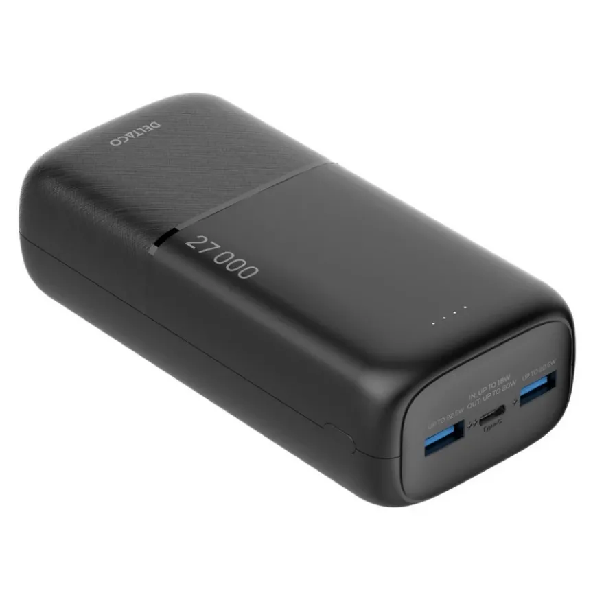 Deltaco Powerbank 27000 mAh
