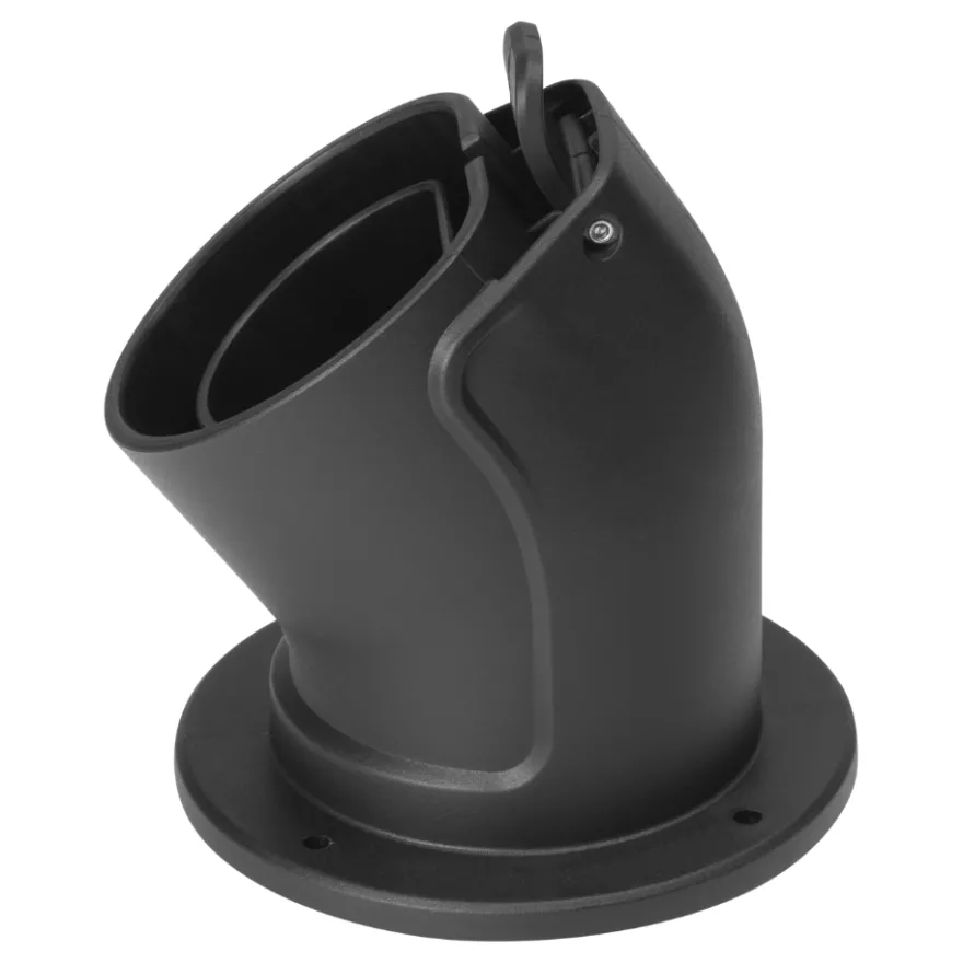 Deltaco Väggfäste för Typ2 laddningskontakt vinklad