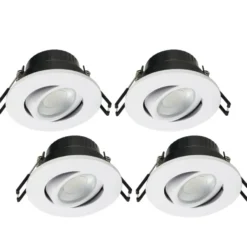 Designlight Cheapy LED Downlight 5W 4CCT 4-pack