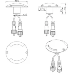 Designlight Decky Decklight 24VDC IP67