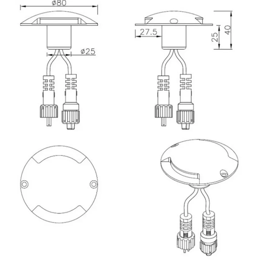 Designlight Decky Decklight 24VDC IP67