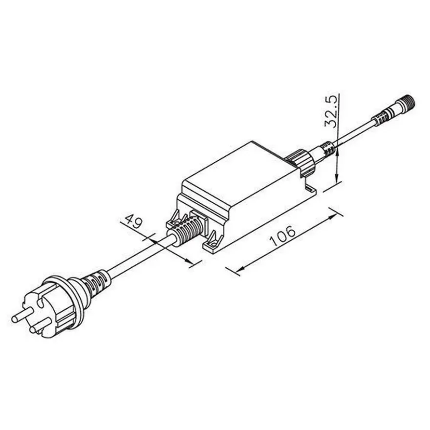 Designlight Decky LED Spot 0,5W 24VDC IP67