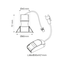 Designlight D-LS1016/D-LS1017/D-LS1018 Bastuspot