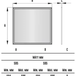 Designlight Panel 60x60 Sixty 3K D