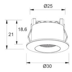 Designlight Q-19MW-10 Minidownlight 10-pack