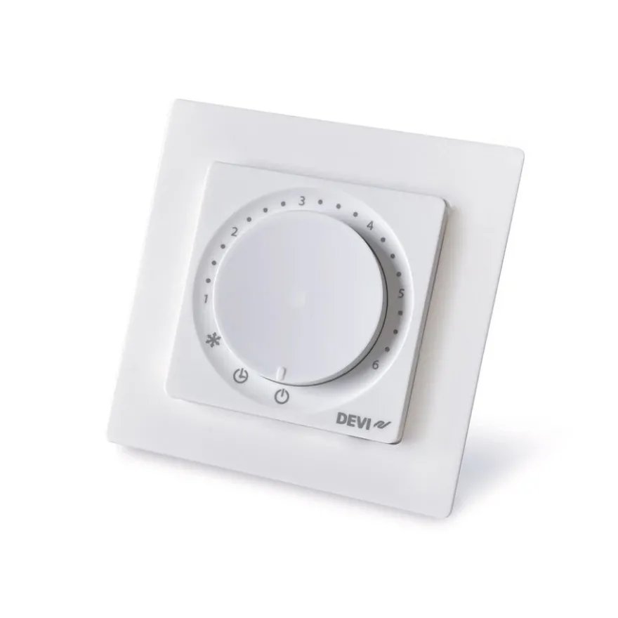 DEVIreg Basic golvtermostat Renvit