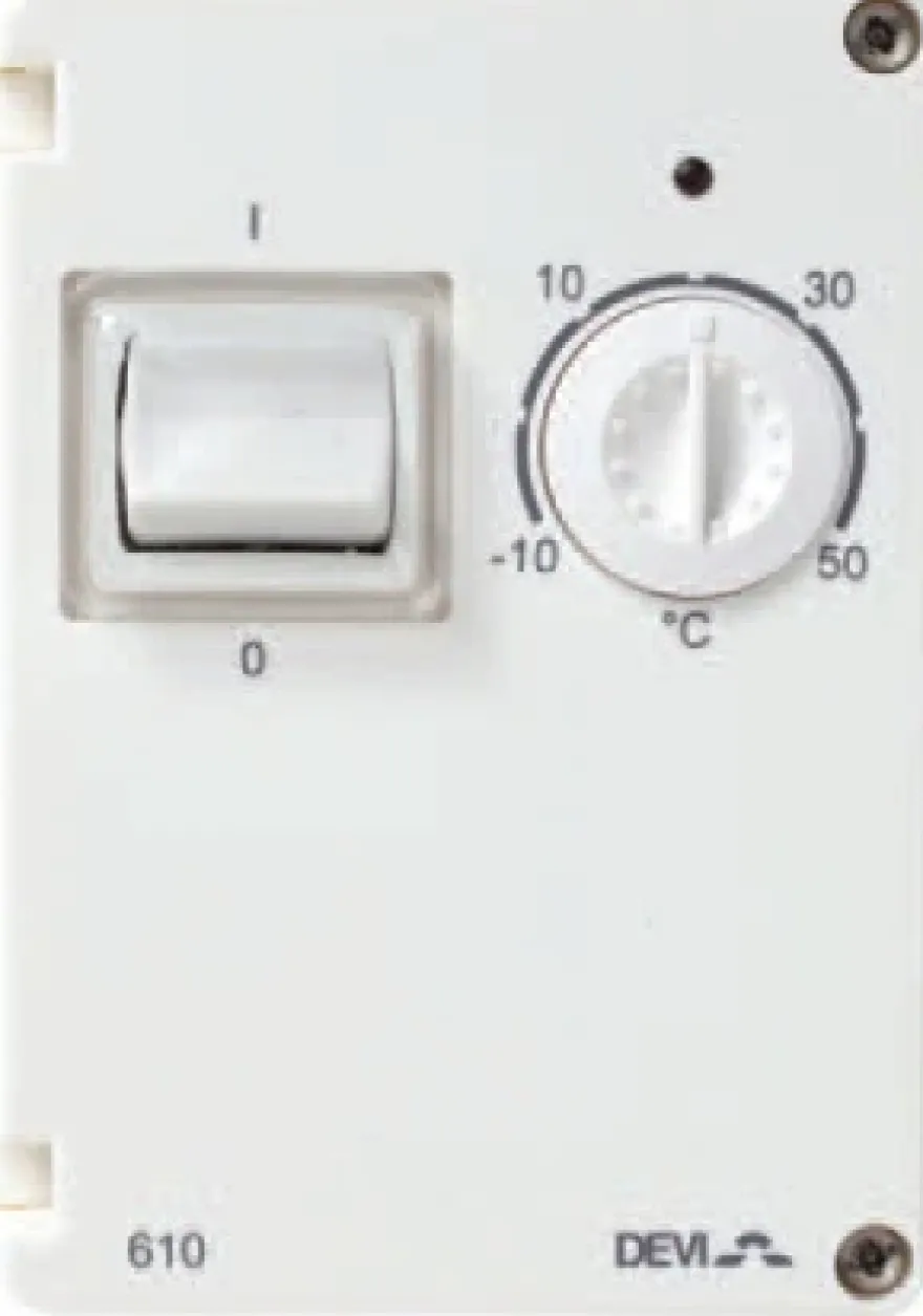 DEVIreg 610 -10+50°C 10A Termostat IP44