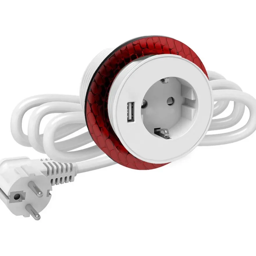Elko Bordsuttag Schucko USB