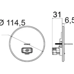 Elko Lamputtag DCL Tak RS16 Renvit