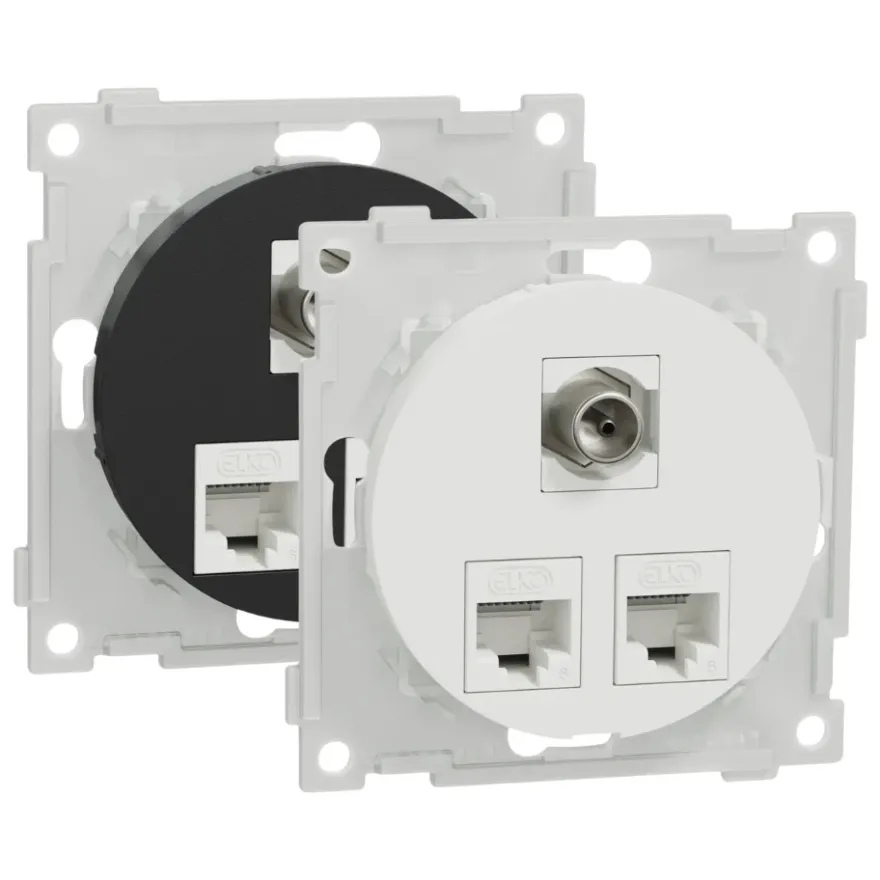 Elko One Datauttag 2xCat6 + Antenn