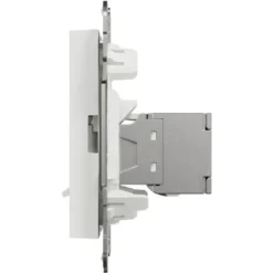 Elko RS Datauttag Keystone 2x8 Cat6 STP Rak Renvit