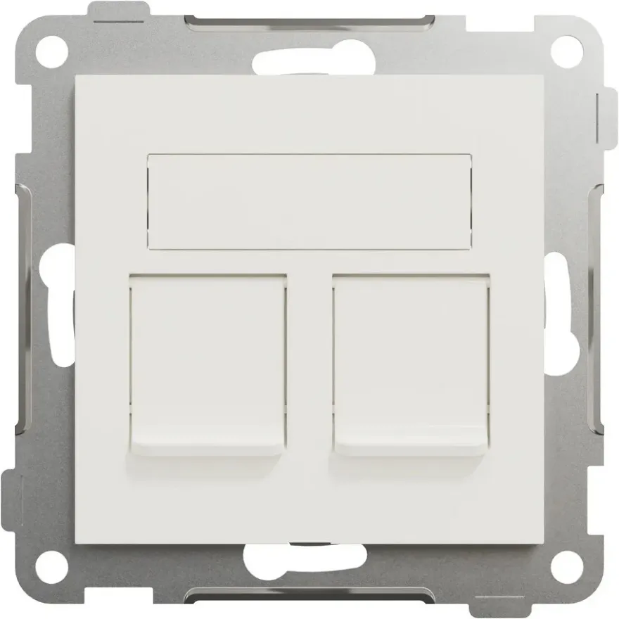 Elko RS/Plus Datauttag Keystone 2x8 Cat6 UTP Rak