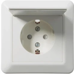 Elko RS 1-vägsuttag med lock