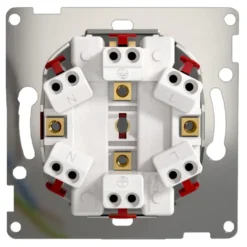 Elko RS 2-vägsuttag 6x2 Renvit