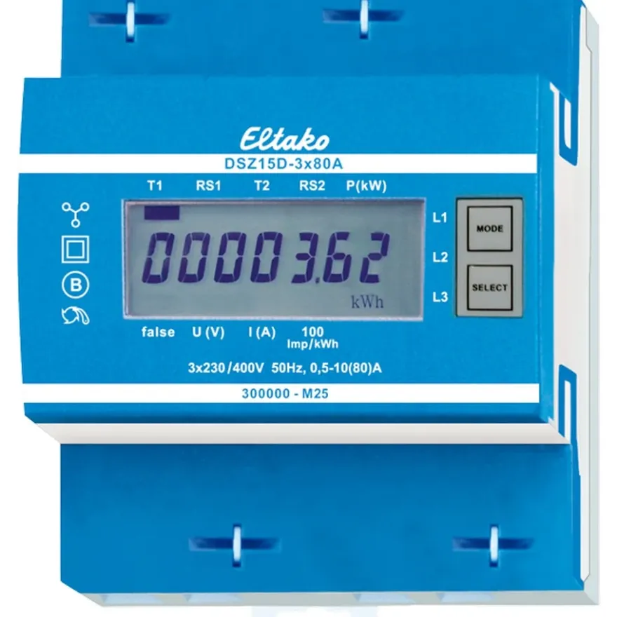 Eltako Energimätare 3-fas 80A MID DSZ15D-3x80A