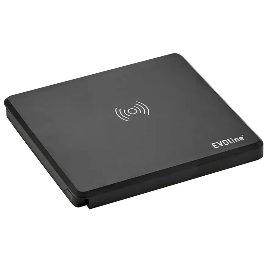 EVOline Square80 Bordsmodul Trådlös Laddare USB-C