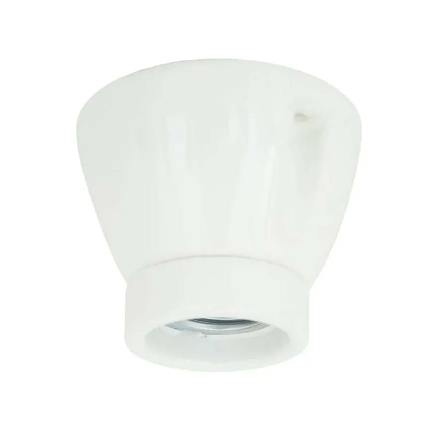 Fotlamphållare Porslin E27
