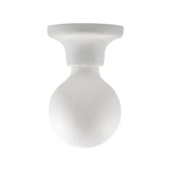 Fotlamphållare Porslin Rak Ø100mm E27