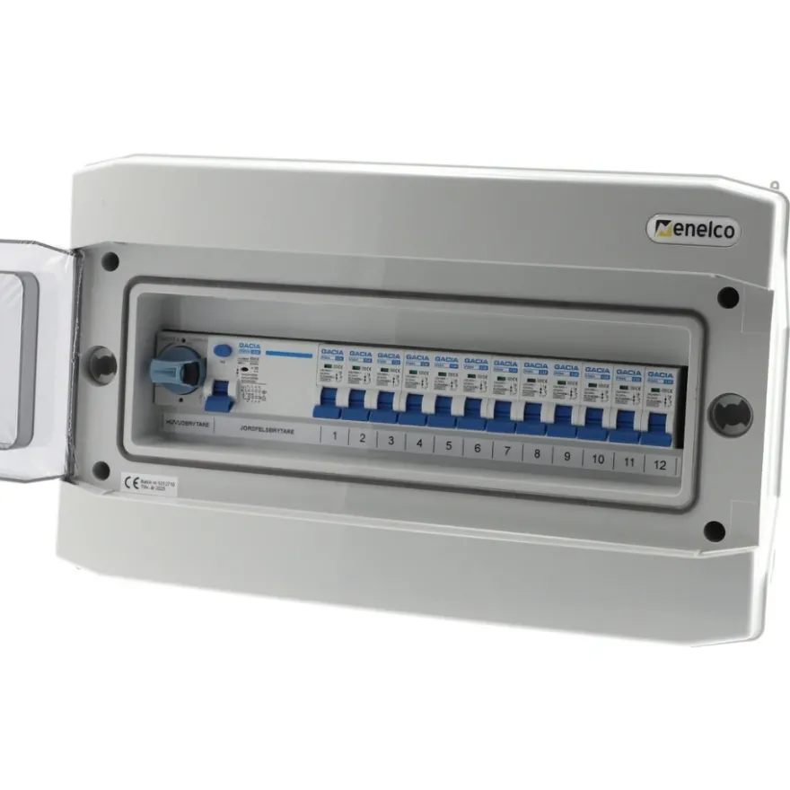 Gacia Förmonterad Central IP65 1-radig 18 moduler