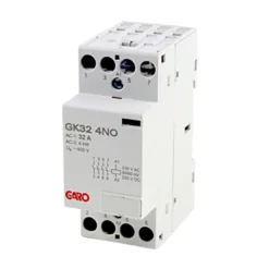 Garo Kontaktor 32A 4NO 230V ACDC 4-pol 2mod