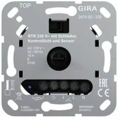 Gira Golvvärmetermostat Insats 230V/10A